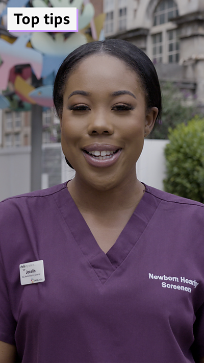 A video of Jocelin talking about her job as a newborn hearing screener