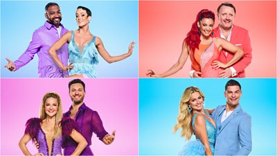 Strictly Come Dancing 2024 Finalists JB and Lauren, Chris and Dianne, Tasha and Aljaz and Sarah and Vito