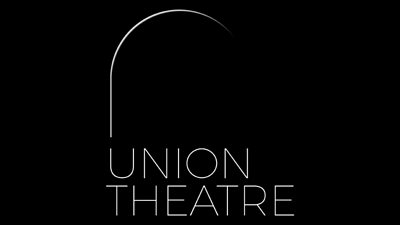 The text union theatre with a arch over it set on a black background