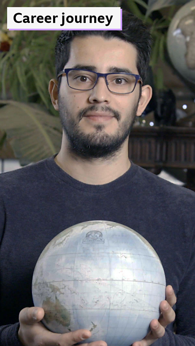 A video of Eddy talking about his job as a globe maker