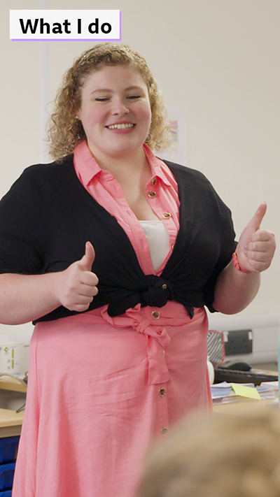 A video of Annabel talking about being a german teacher