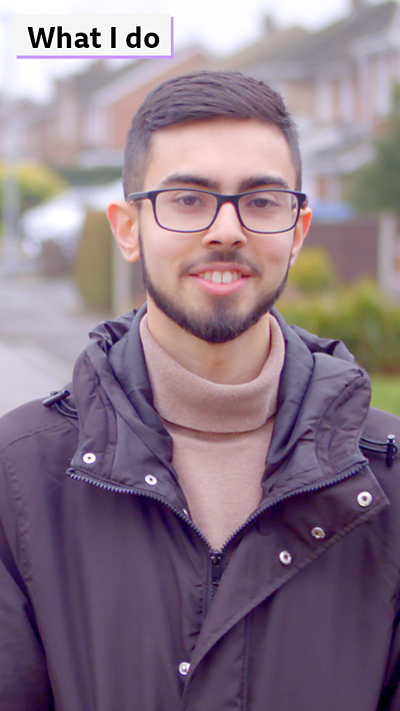 Video of Omar talking about his job as a social worker