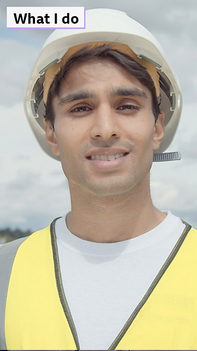 Manish talking about being a solar farm manager