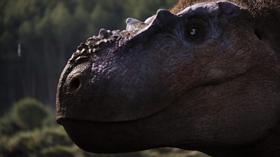 Profile of an Albertosarus brought to life 