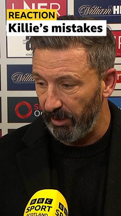 Reaction - Killie's mistakes - Derek McInnes