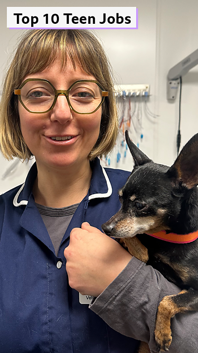 Video of Emily the vet, for Top 10 teen jobs carousel