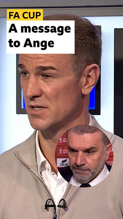 Joe Hart and Ange Postecoglou