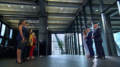 The Apprentice (Series 14, 2018). The Leadenhall Building is where Lord Sugar, Karren and Claude tell the candidates which business professionals will put them through their paces. as they prepare to face some tough questions about their business plans.