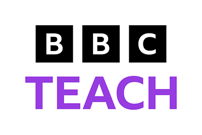 BBC logo with Teach in purple writing