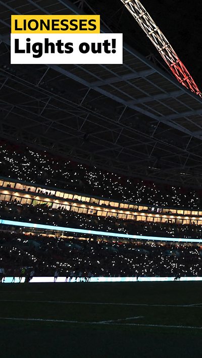 Wembley's lights go out