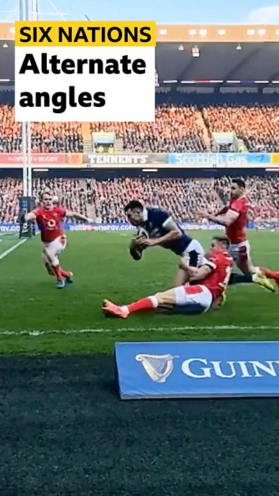 Scotland's first two tries