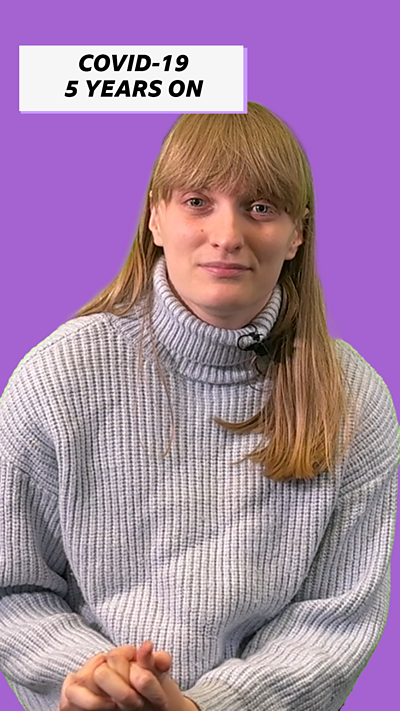 Covid-19 5 years on: Sarah