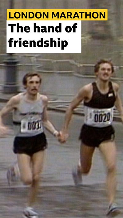 Dick Beardsley and Inge Simonsen