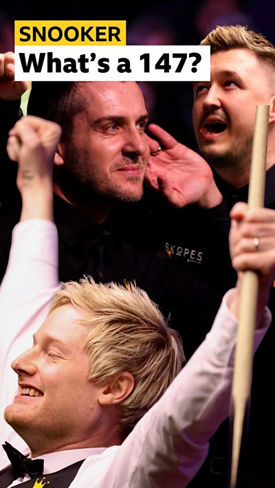 What's a 147 in snooker?