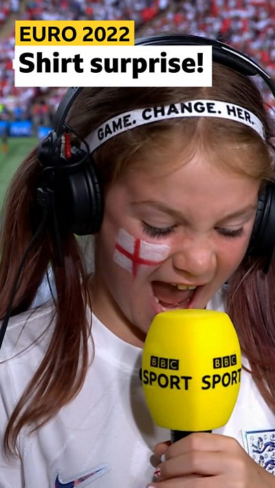 Russo gives young England fan her shirt
