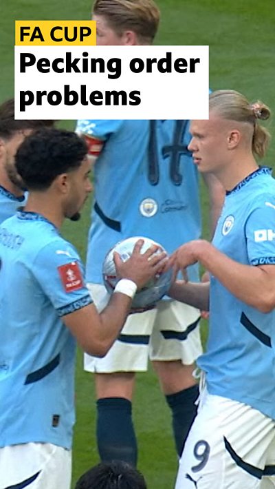 Omar Marmoush and Erling Haaland