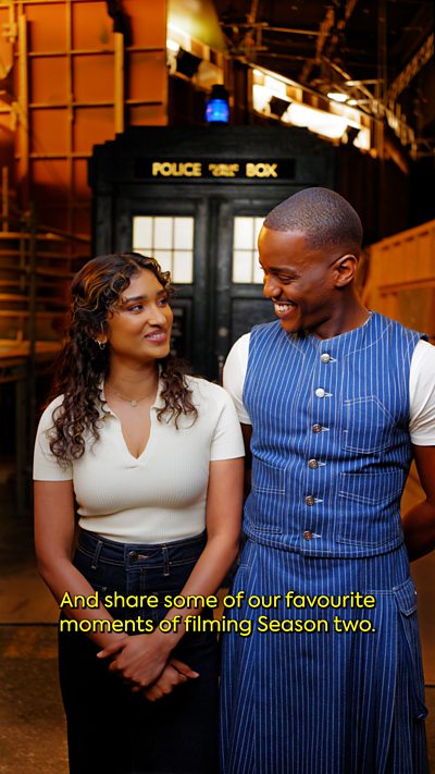 Ncuti and Varada's favourite moments of filming season 2 of Doctor Who.