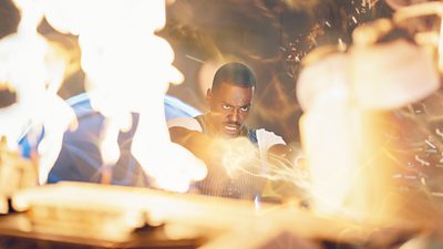 The doctor dismiss the regeneration energy at the Tardis console