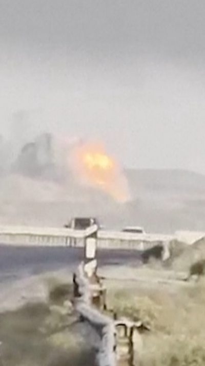 Iranian state TV airs video said to show nuclear facility strike