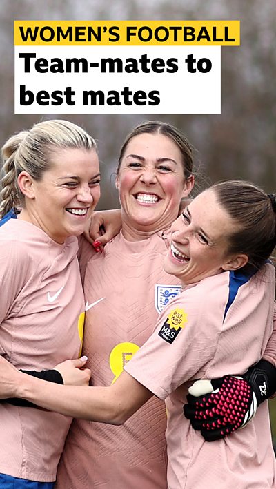 Alessia Russo, Mary Earps and Ella Toone
