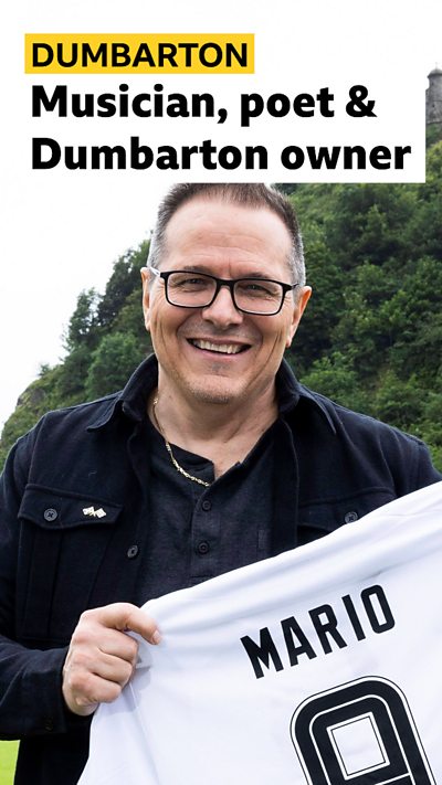 Dumbarton - Musician, poet and Dumbarton owner - Mario Lapointe pictured