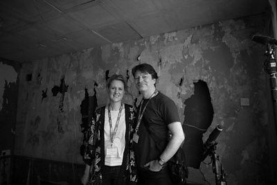 Felicity Evans and Toby Venables