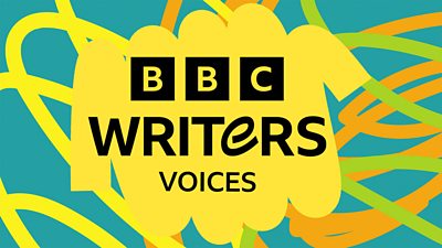 ѿý Writers Voices logo on background
