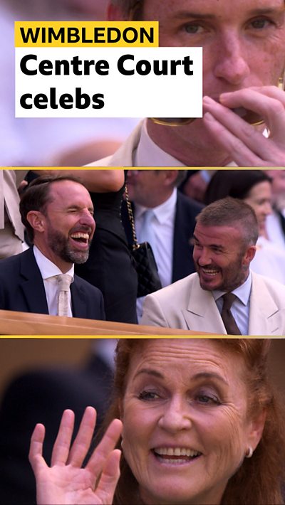 Eddie Redmayne, Gareth Southgate and David Beckham
