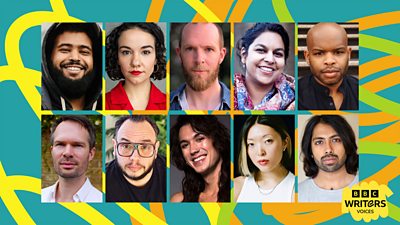 BBC Writers Voices 2025 - London hub (top row l-r: Awate Abdalla, Sarah Agha, James Appleby, Sharmila Chauhan, Jason David. Bottom row l-r: Jamie Hewitt, Stephen Hunt, Shane ShayShay Konno, Lydia Rui, Jake Vithana)