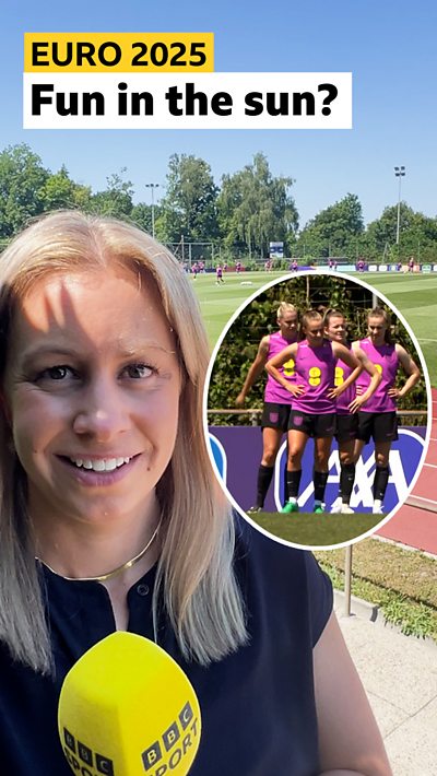Jo Currie at England training