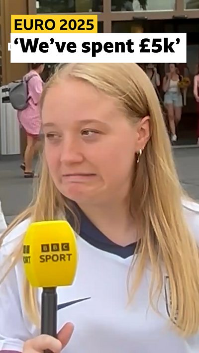 England fans discuss prices of Euro 2025