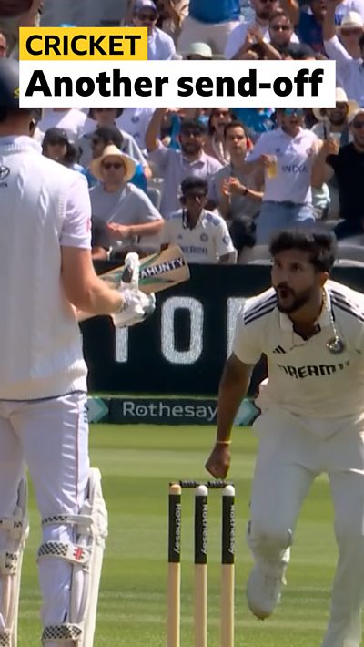 Kumar's send-off celebration