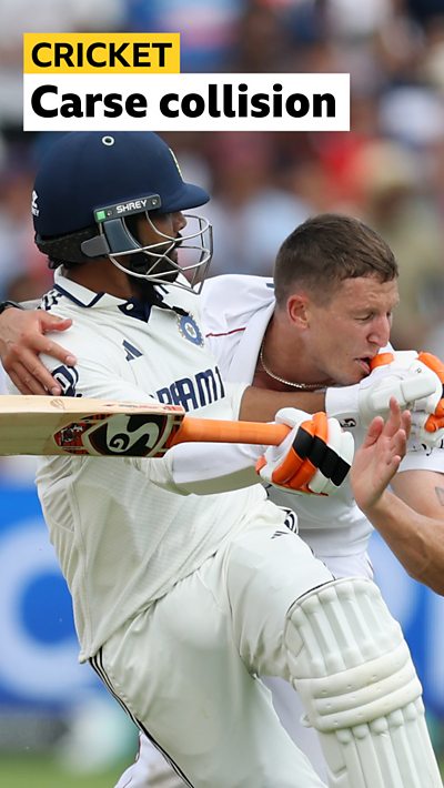 Brydon Carse and Ravindra Jadeja
