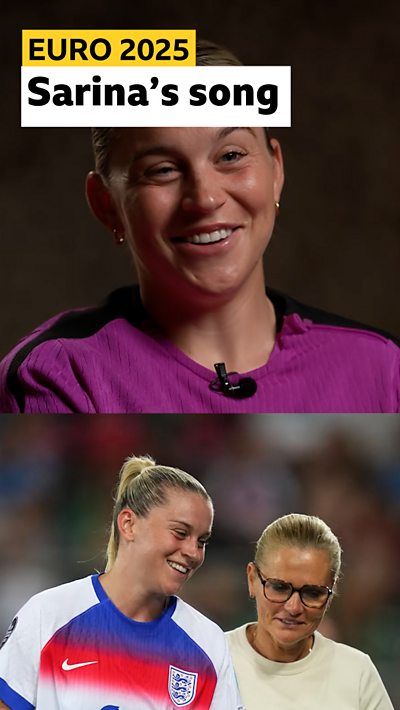 Alessia Russo and Sarina Wiegman