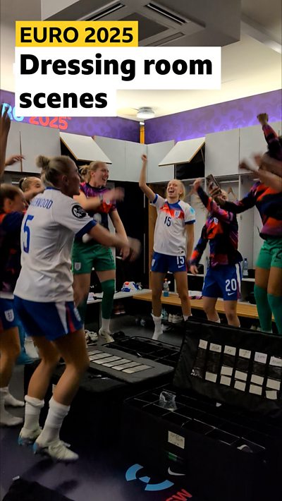Lionesses celebrate comeback win over Sweden at Euro 2025
