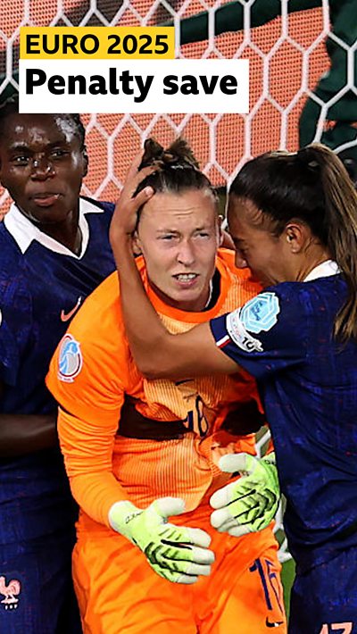 Euro 2025: Up steps Sjoeke Nüsken...SAVED.