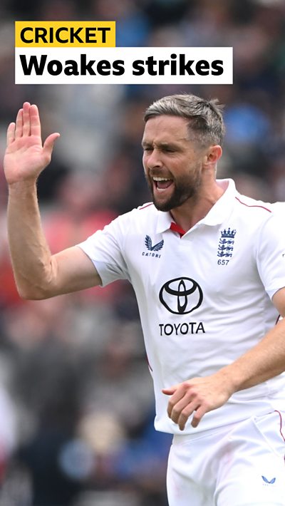 England's Chris Woakes