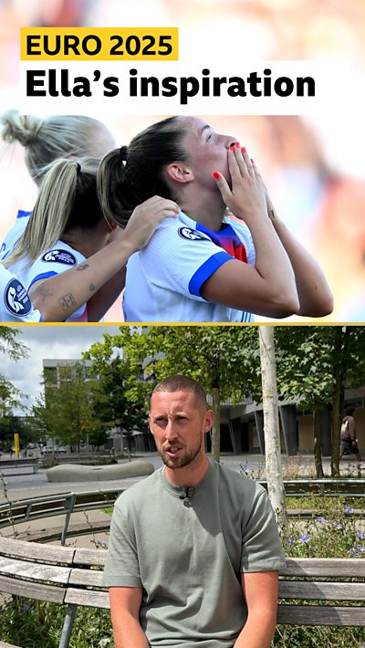 Elle Toone's boyfriend Joe Bunney tells BBC Sport how Ella has been inspired by her late father Nick