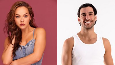 Two professional headshots side-by-side featuring Alexis Warr and Julian Caillon.