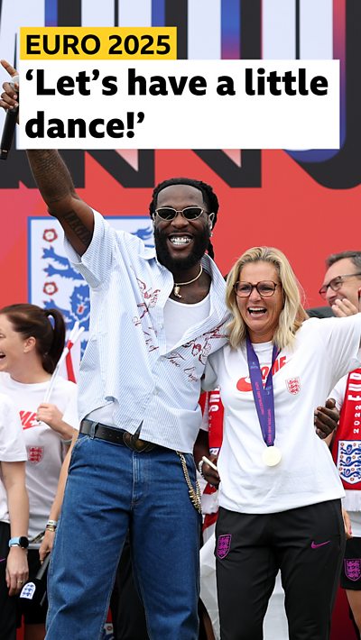Sarina Wiegman & Burna Boy