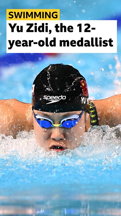 How is she allowed to compete?
