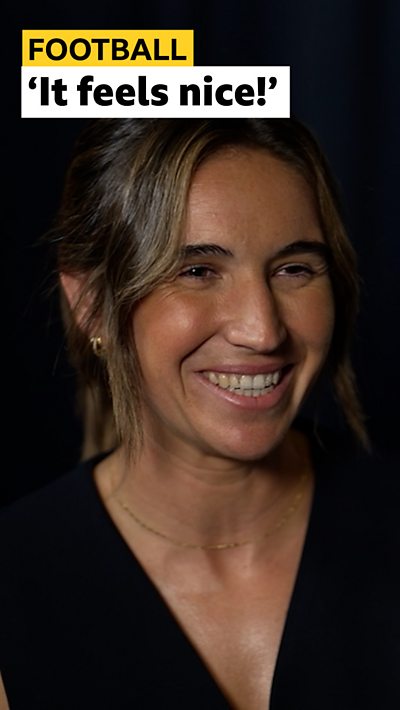 Mariona Caldentey smiles