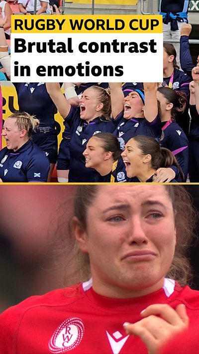 Scotland celebrate, Wales suffer