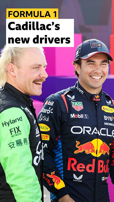 Bottas and Perez
