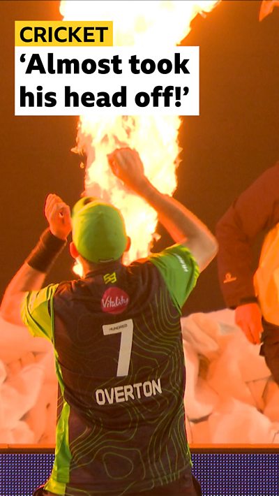 Overton scared by fire