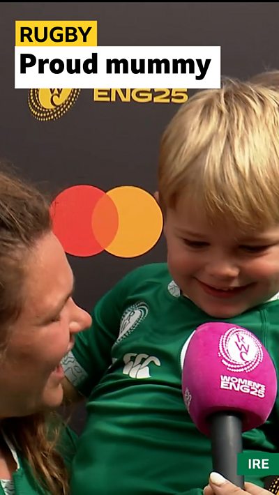 Ellena Perry with her son