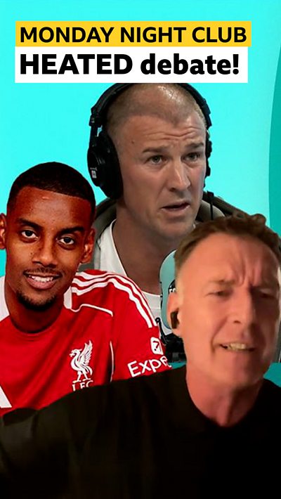 Joe Hart, Alexander Isak & Chris Sutton