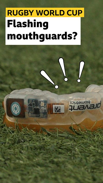 flashing mouthguard