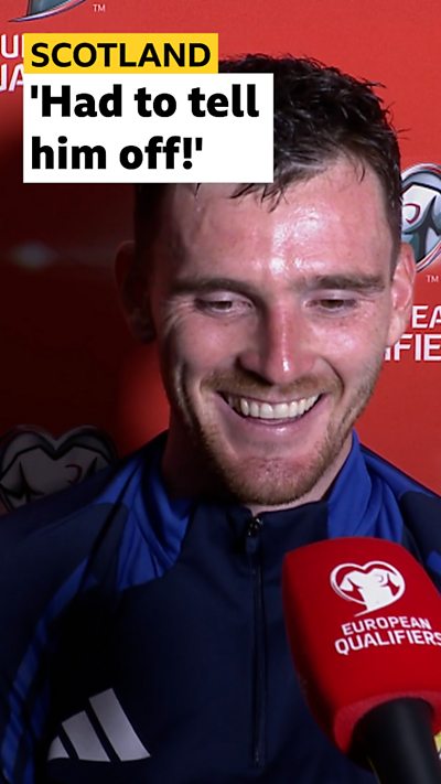 'Had to tell him off' - Robertson
