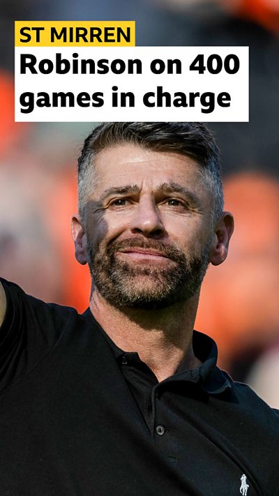 St Mirren - Robinson on 400 games in charge